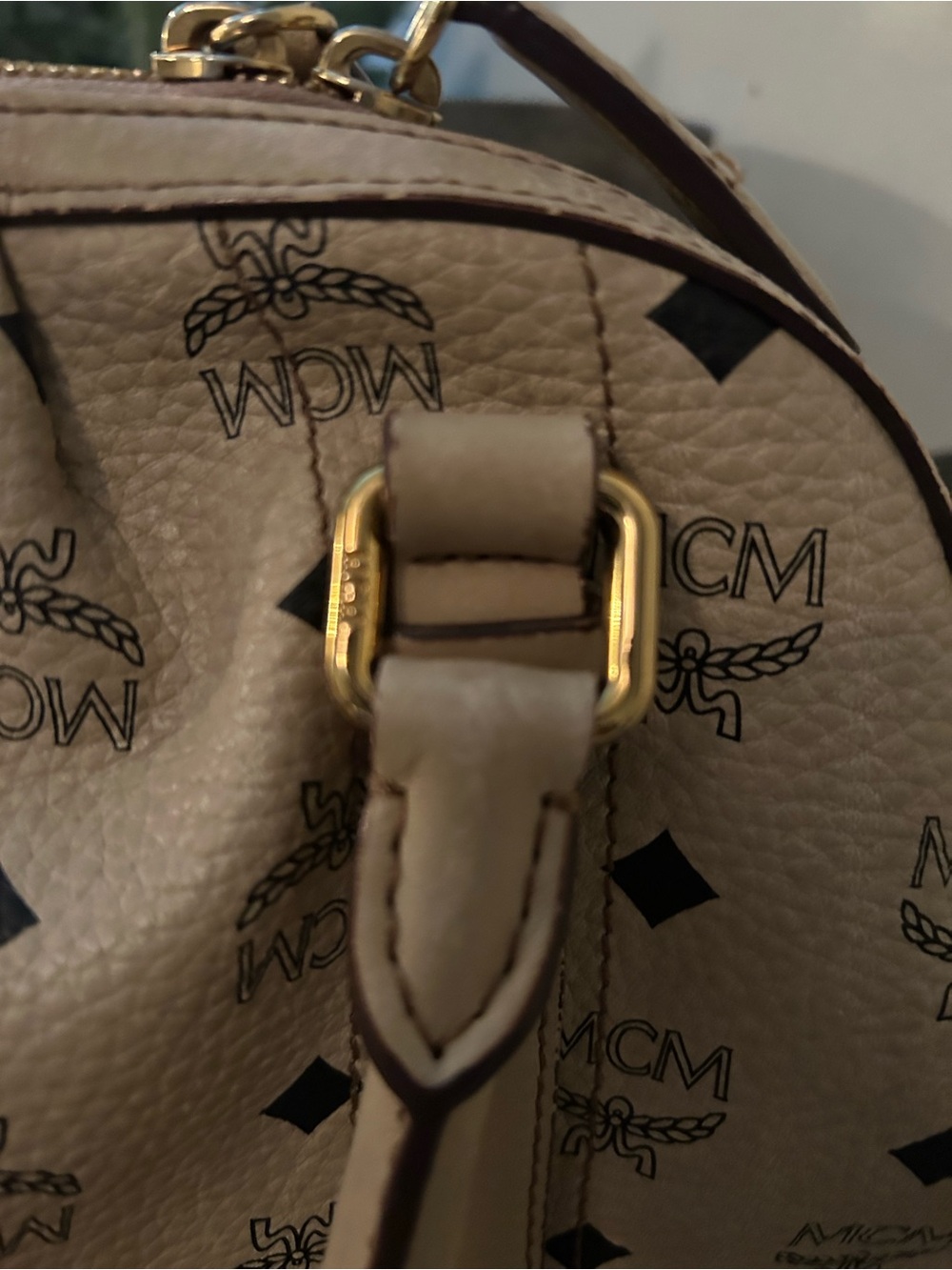 MCM satchel handbag - Picture 8 of 12